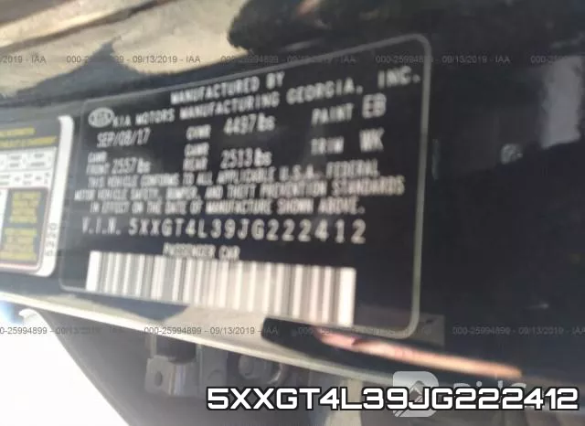 5XXGT4L39JG222412 фото 10