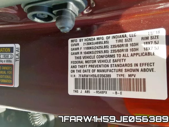 7FARW1H59JE056389 фото 2