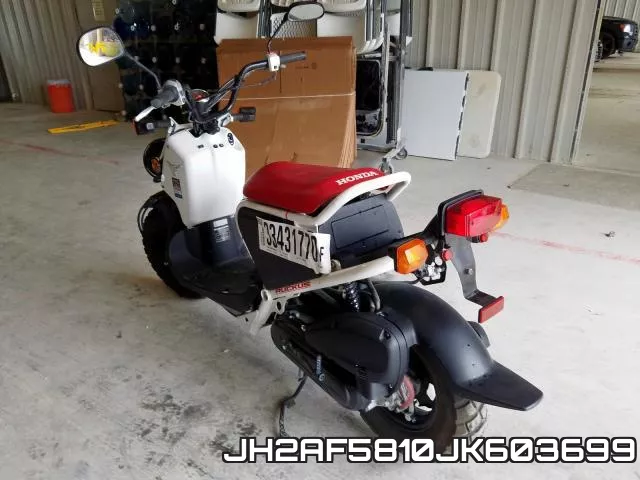 JH2AF5810JK603699 фото 4