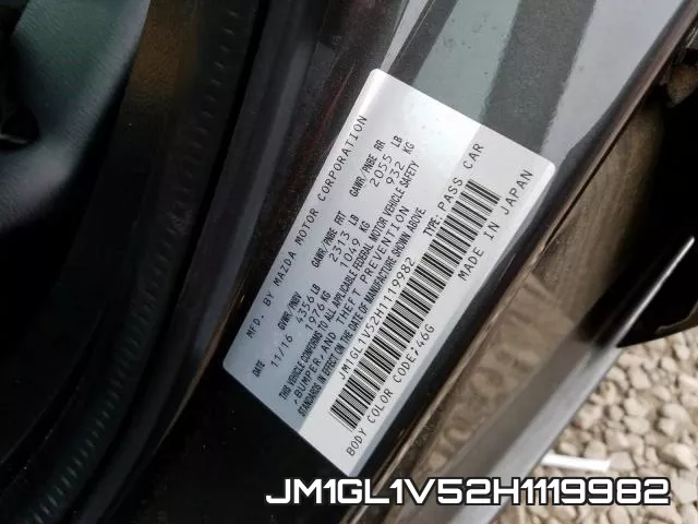 JM1GL1V52H1119982 фото 2