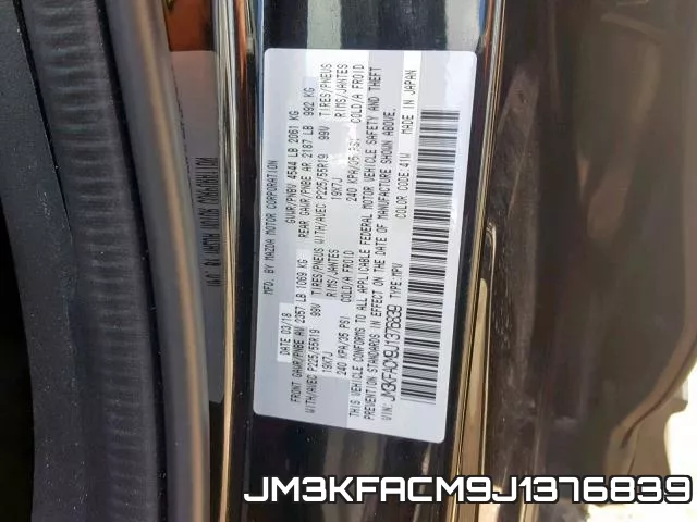 JM3KFACM9J1376839 фото 2