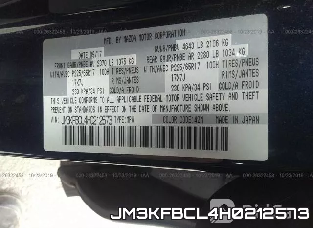 JM3KFBCL4H0212573 фото 10
