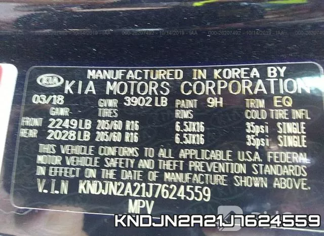 KNDJN2A21J7624559 фото 10