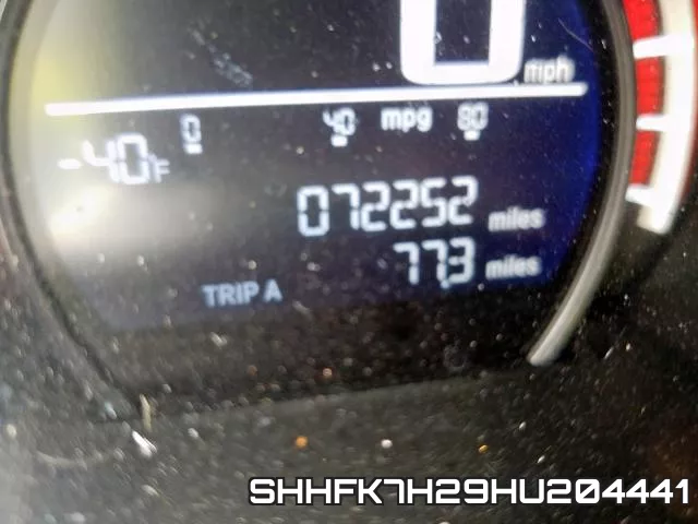 SHHFK7H29HU204441 фото 9