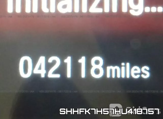 SHHFK7H57HU418757 фото 8