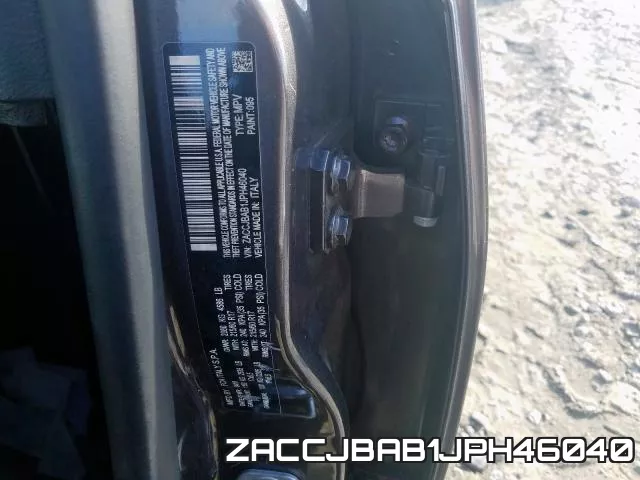 ZACCJBAB1JPH46040 фото 2