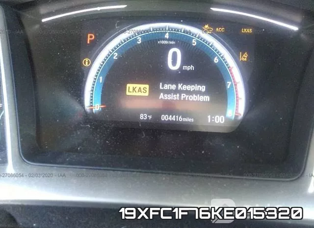 19XFC1F76KE015320 фото 8