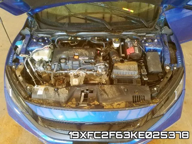 19XFC2F63KE025378 фото 8