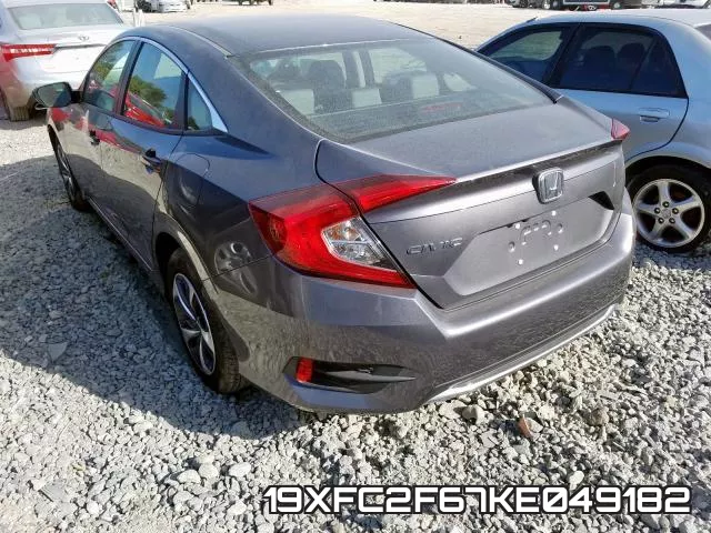 19XFC2F67KE049182 фото 4