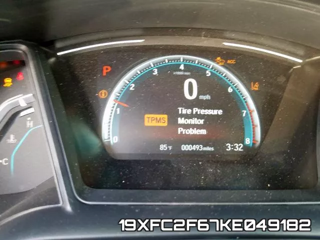 19XFC2F67KE049182 фото 9