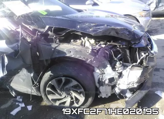 19XFC2F71HE020195 фото 7