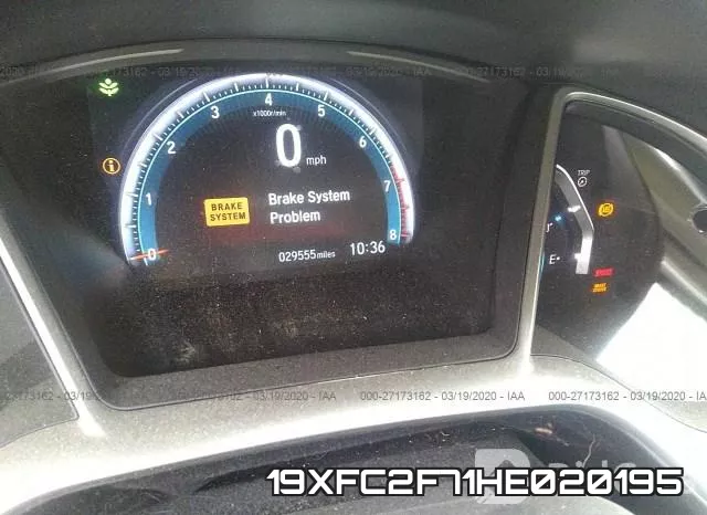 19XFC2F71HE020195 фото 8