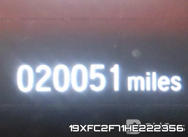 19XFC2F71HE222356 фото 8