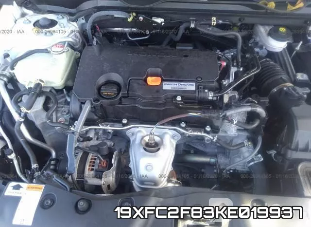 19XFC2F83KE019937 фото 2