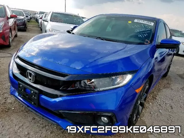19XFC2F89KE046897 фото 3