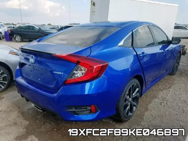 19XFC2F89KE046897 фото 5