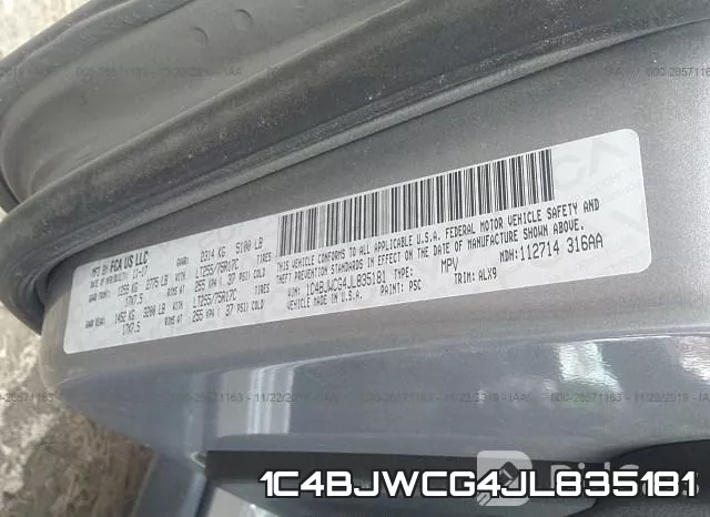 1C4BJWCG4JL835181 фото 10