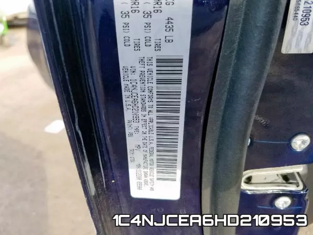 1C4NJCEA6HD210953 фото 2