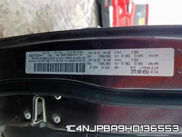1C4NJPBA9HD136553 фото 2