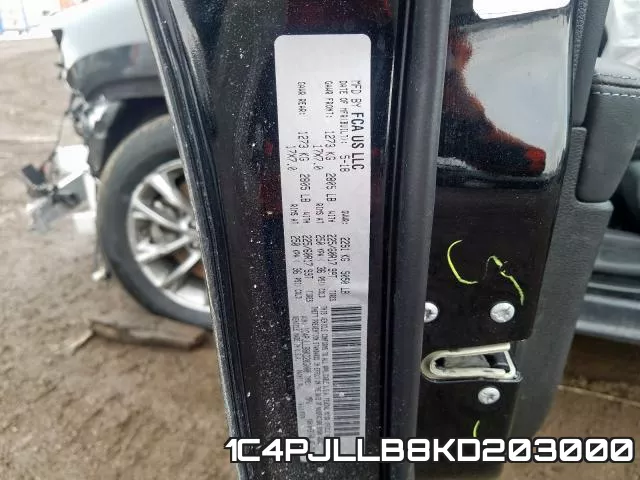 1C4PJLLB8KD203000 фото 2