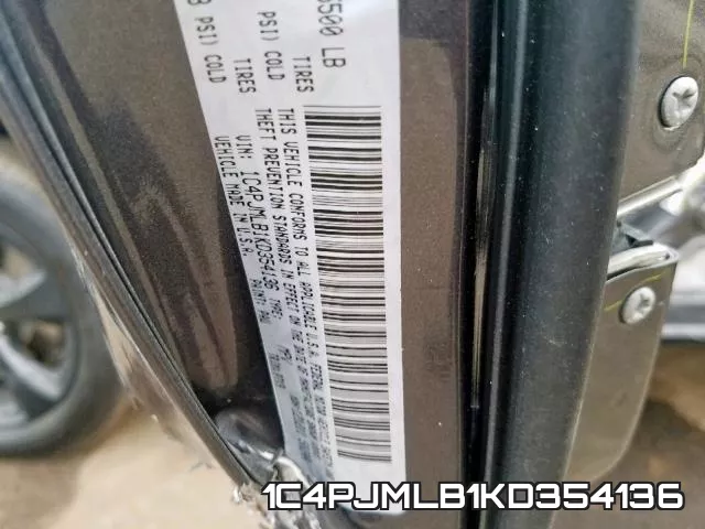 1C4PJMLB1KD354136 фото 2