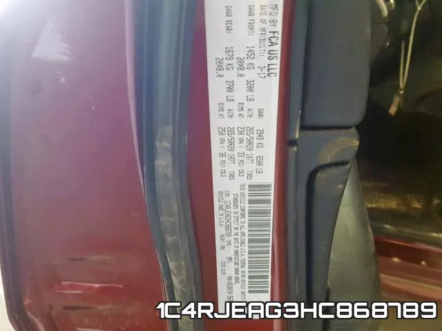 1C4RJEAG3HC868789 фото 2