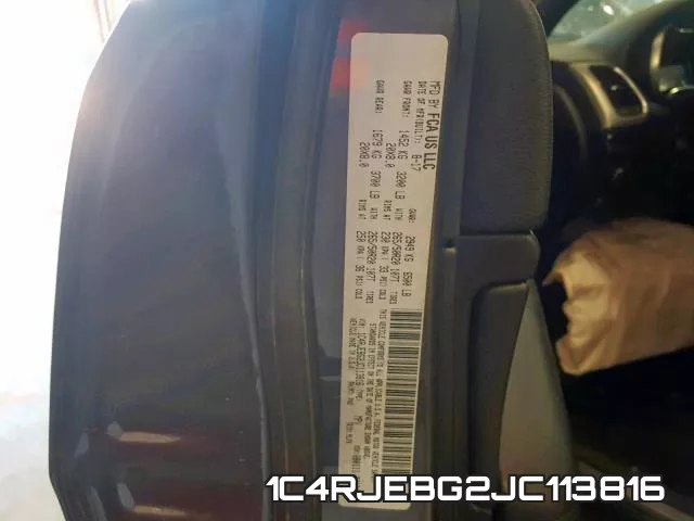 1C4RJEBG2JC113816 фото 2