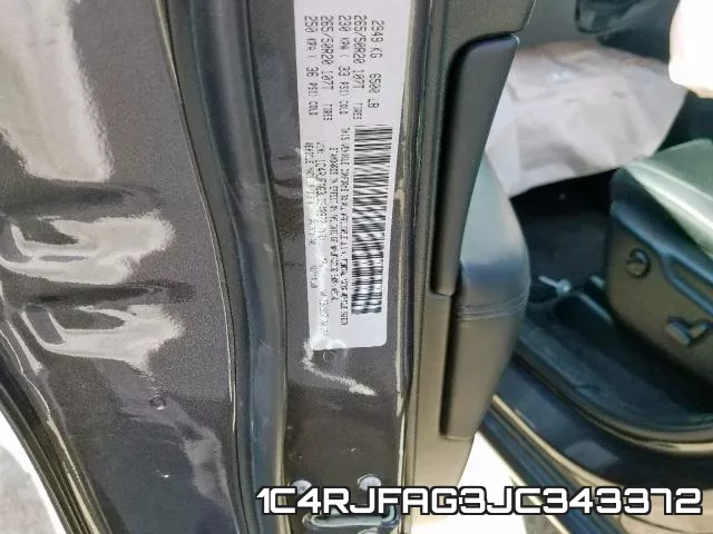 1C4RJFAG3JC343372 фото 2