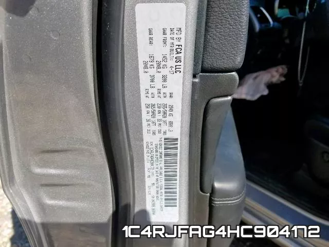 1C4RJFAG4HC904172 фото 2