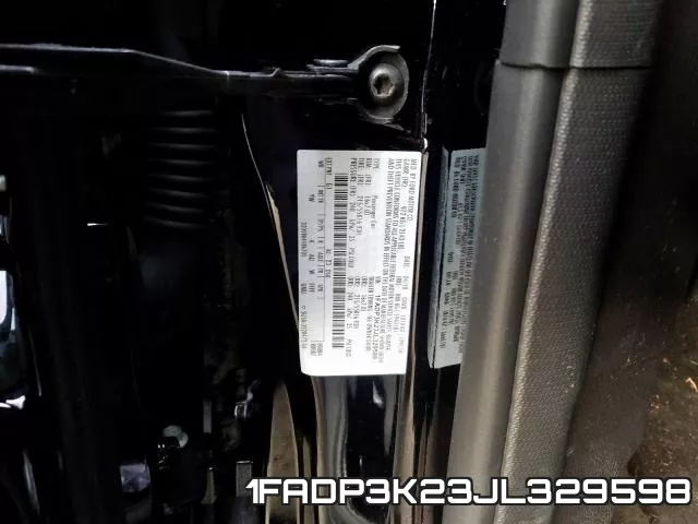1FADP3K23JL329598 фото 2