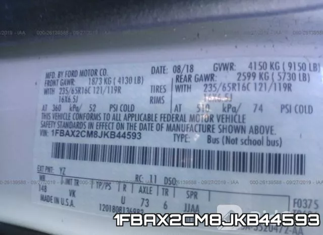 1FBAX2CM8JKB44593 фото 10