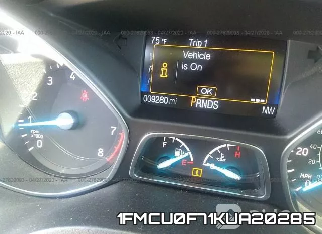 1FMCU0F71KUA20285 фото 8