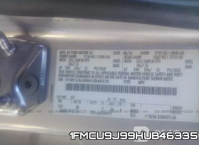 1FMCU9J99HUB46335 фото 10