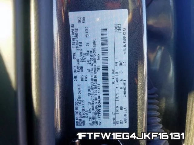1FTFW1EG4JKF16131 фото 2