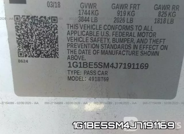 1G1BE5SM4J7191169 фото 10