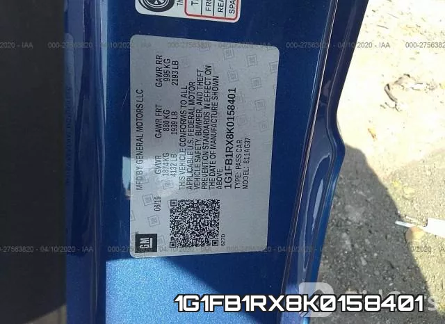 1G1FB1RX8K0158401 фото 10
