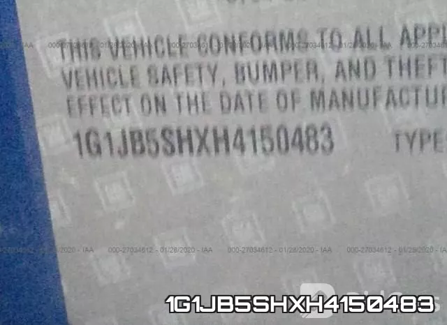 1G1JB5SHXH4150483 фото 10