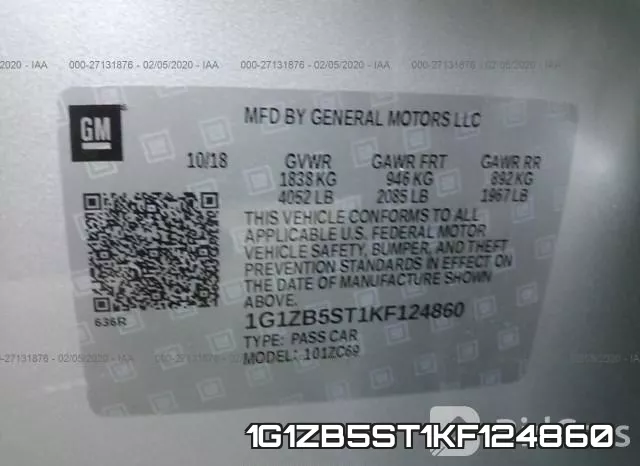 1G1ZB5ST1KF124860 фото 10