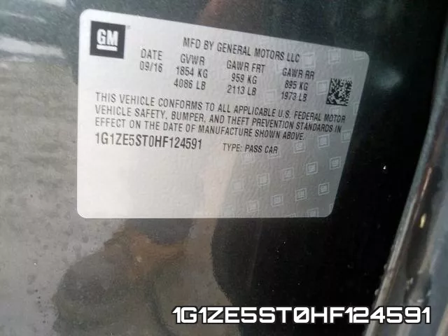 1G1ZE5ST0HF124591 фото 2