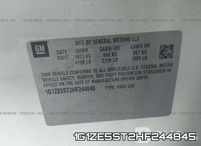 1G1ZE5ST2HF244845 фото 10