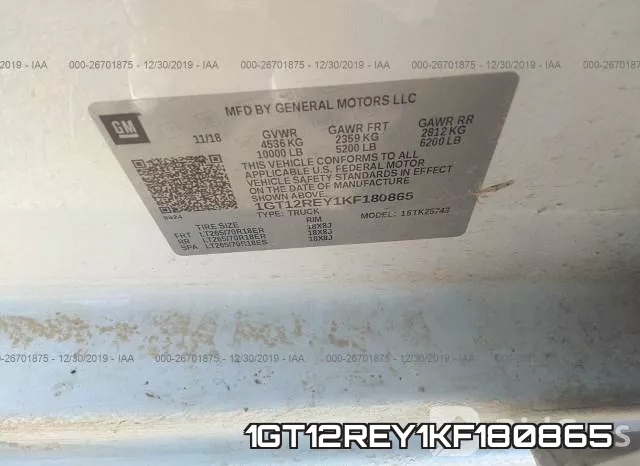 1GT12REY1KF180865 фото 10
