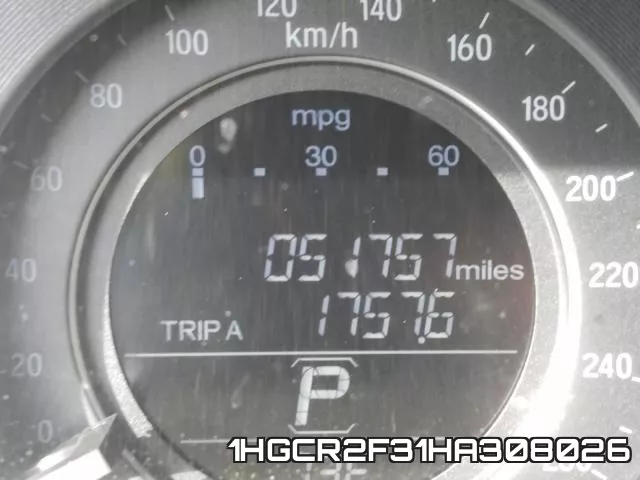 1HGCR2F31HA308026 фото 9