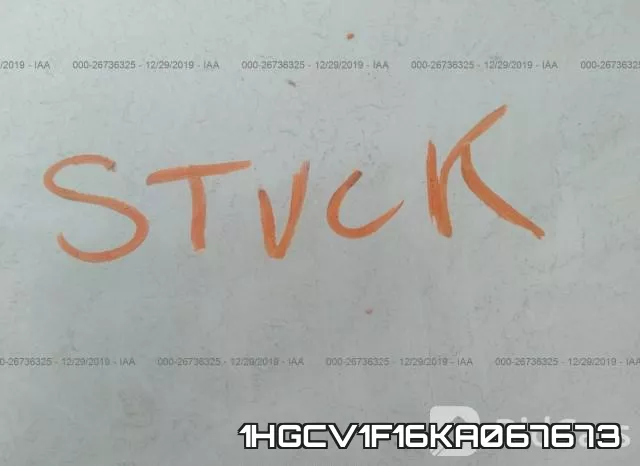 1HGCV1F16KA067673 фото 2