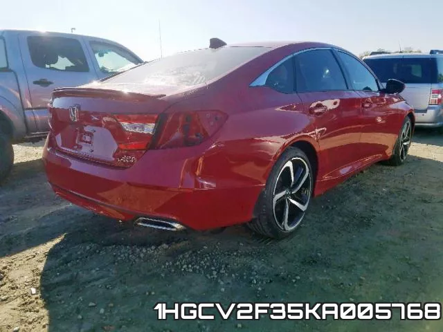 1HGCV2F35KA005768 фото 5