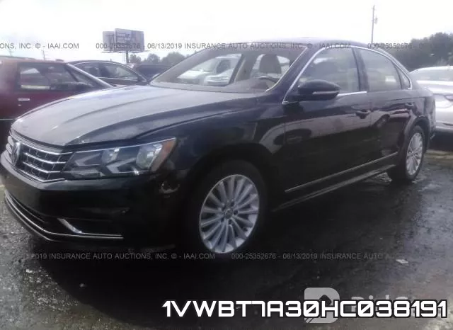 1VWBT7A30HC038191 фото 3