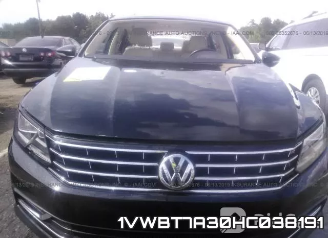 1VWBT7A30HC038191 фото 7