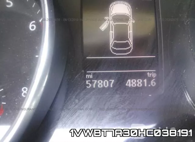 1VWBT7A30HC038191 фото 8