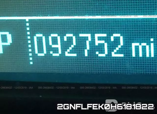 2GNFLFEK0H6181822 фото 8