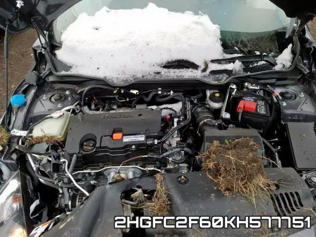 2HGFC2F60KH577751 фото 8