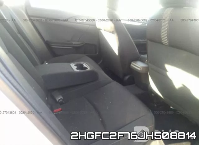 2HGFC2F76JH508814 фото 9